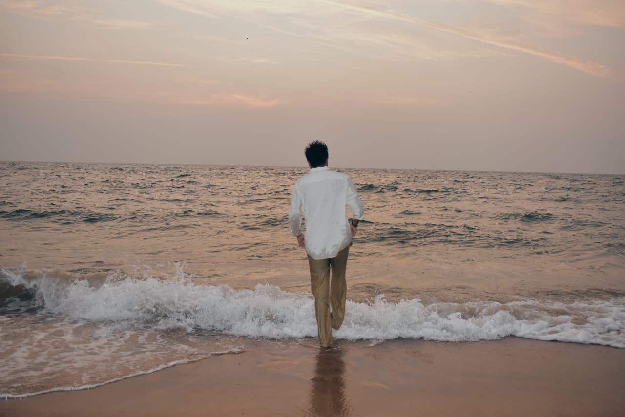 Walking into the horizon